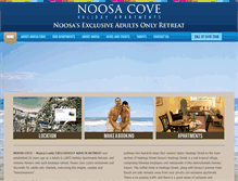 Tablet Screenshot of noosacove.com.au